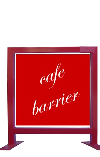 Cafe Barriers - Square Corners